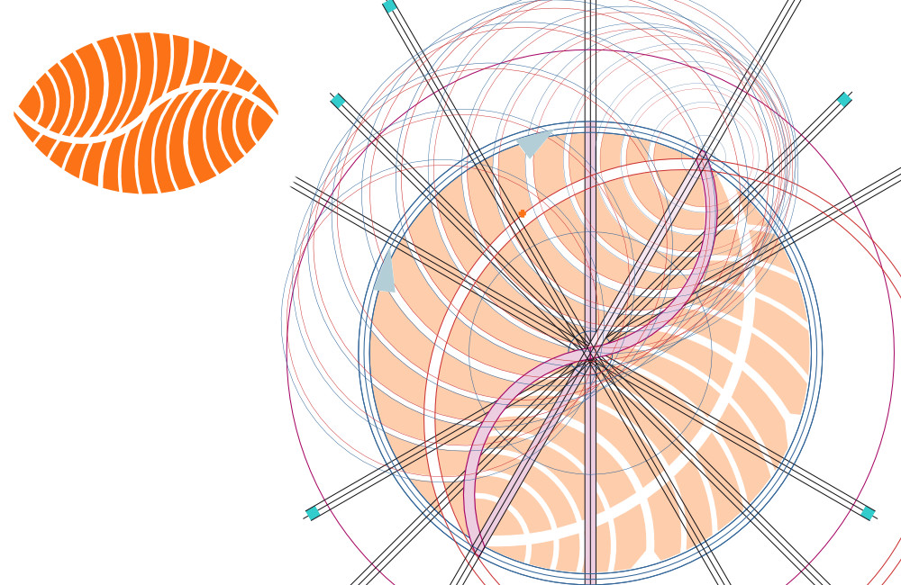 2-fischlein, watch face, vesica piscis, astronomy, zodiac, pisces, symbolic representation, water, fish, rose window